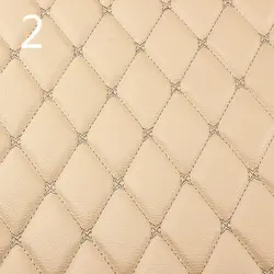 Luxurious Quilted Embroidered Faux Leather Fabric - 100X158cm (2)