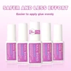 8ML Strong Nail Glue for Press on Nails Adhesive Broken Nail Repair Brush-on Nail Glue Rhinestone Charms Acrylic Tips Bond Glue 2