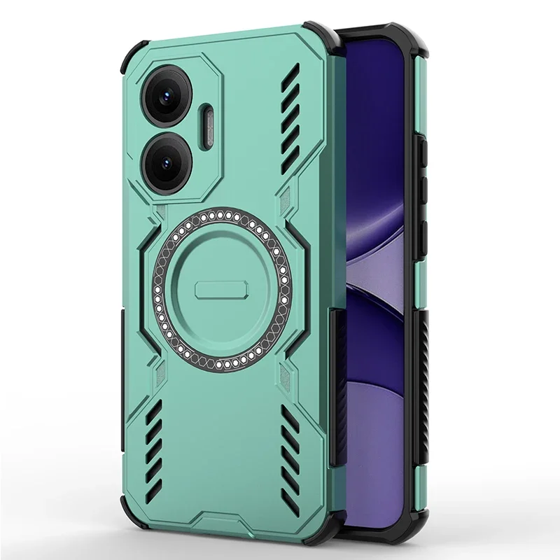 Advanced Heat Dissipation Protective Case with Lens Shield and Magnetic Wireless Charging