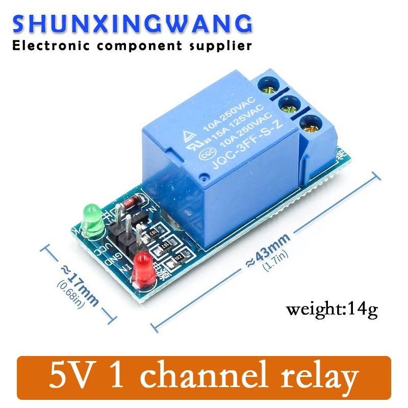 1-channel Relay Module 5v Low Level Trigger Relay Expansion Board ...