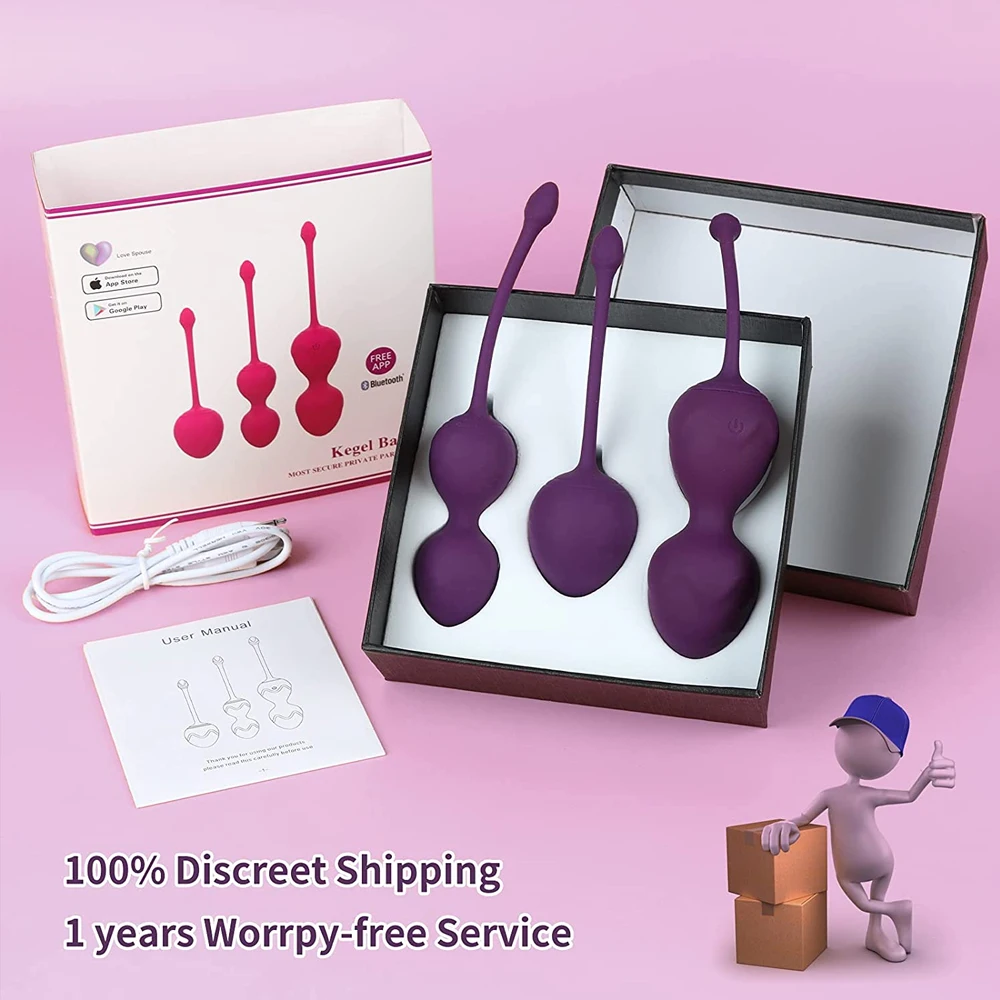 APP Control Smart Pelvic Exercise Trainer Pelvic Floor Muscle Massage Ball Floor & Tightening Sex Toys for Women