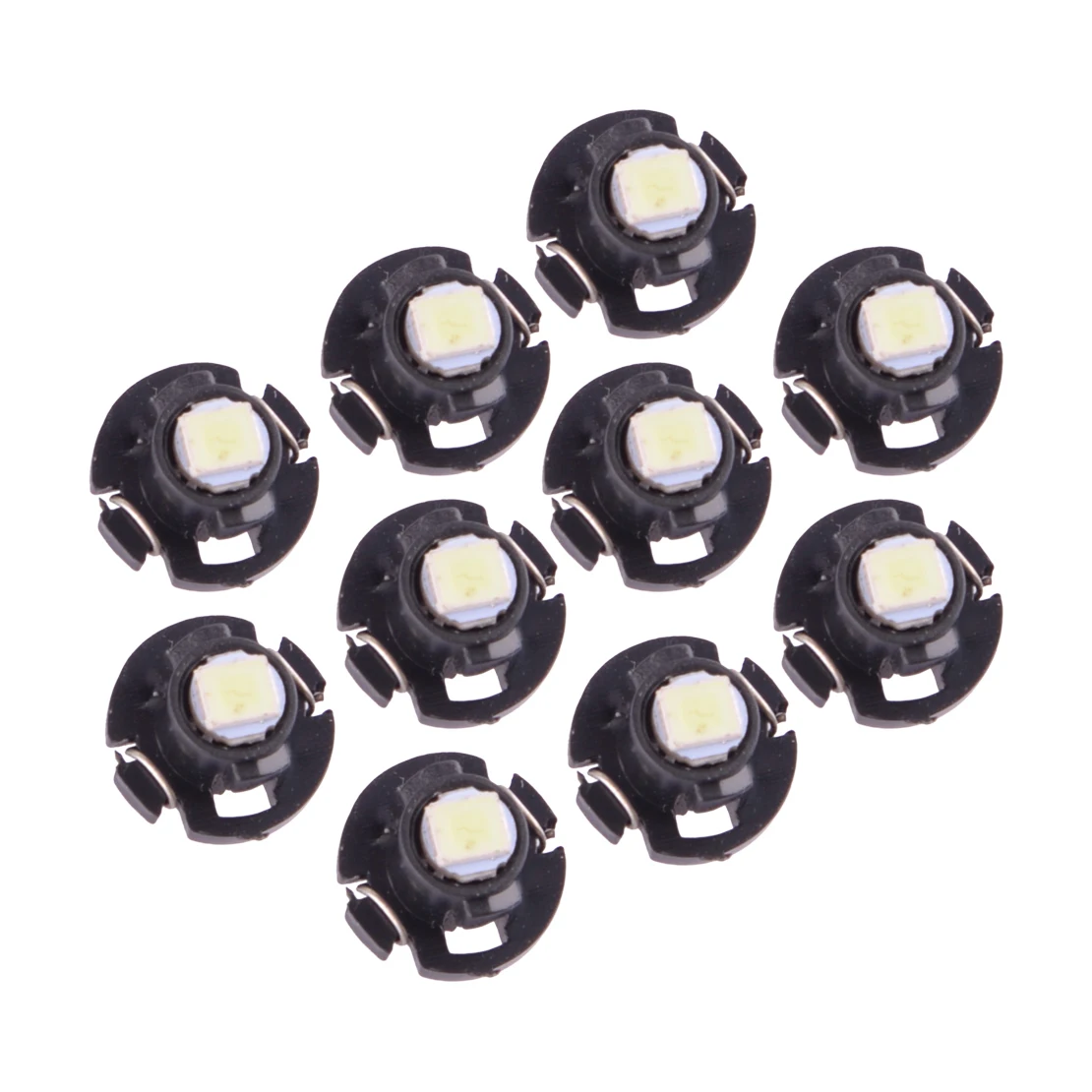 Universale 12V 10 Pz/Set Ice Blue T4 T4.2 Neo Wedge 1Smd Led Cluster Instrument Dash Clima Lampadine