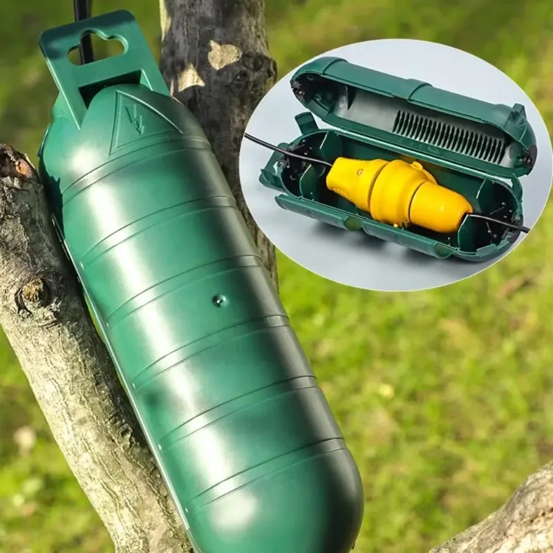 Socket Protective Cover Outdoor Extension Cord Safety Cover with Waterproof Seal Weatherproof Electrical Connection Box to Protect Outdoor Outlet Plug