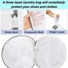 2pcs exquisite mesh laundry bags - versatile shoe and clothing washing bags - prevent tangles - a time-saving solution 4