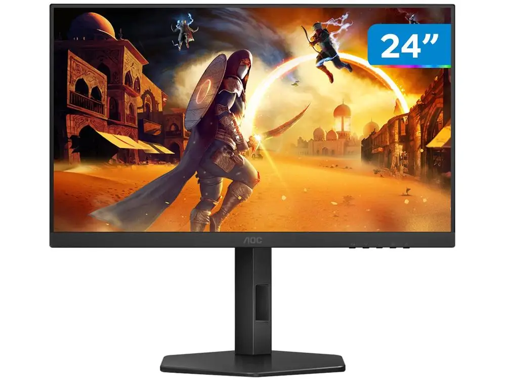 Monitor Gamer AOC 24" FHD IPS 180Hz 0,5ms - 24G4/P Monitor Gamer AOC 24" FHD IPS 180Hz 0,5ms - 24G4/P