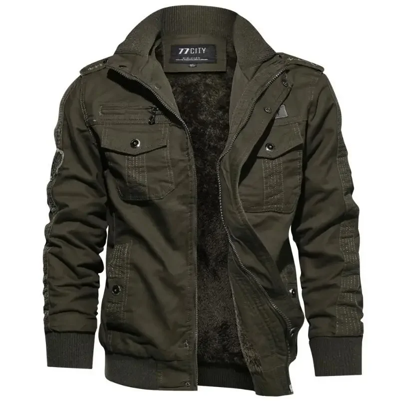 Men Winter Coats Thicker Warm Down Jackets Balck Casual Winter Jackets High Quality Male Multi-pocket Cargo And Coats 6XL casual jacket winter jacket