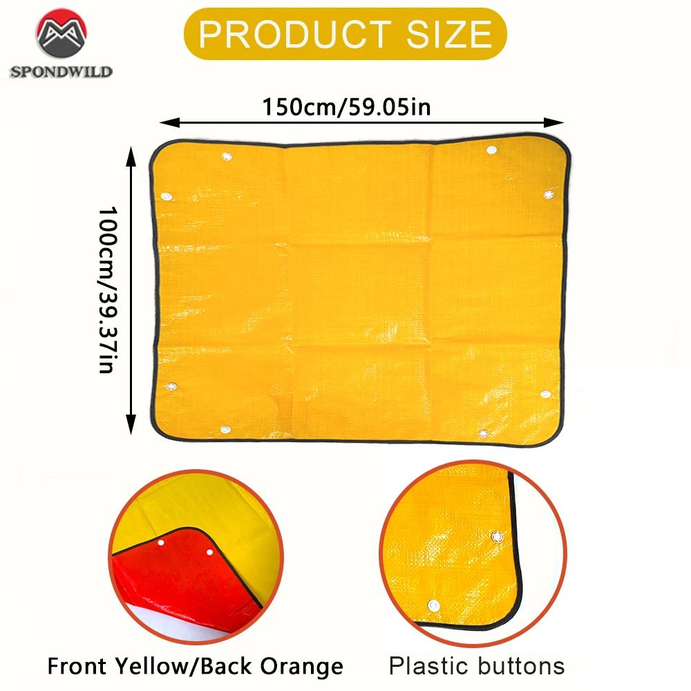 Foldable Waterproof Planting Mat Set - Reusable Gardening and Potting Pad