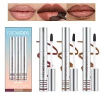 FAFAMOON 3 colors/set  outline the lip shape to show lip color waterproof and sweatproof non-smudging peel-off lip liner set 1