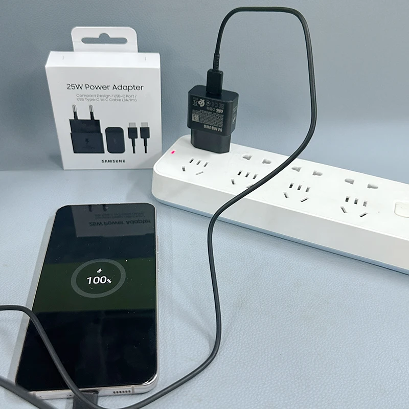 Original Samsung 25W 15W Super Fast Charger Power Adapter Type C Galaxy A26 A16 A06 A52s A15 A14 A24 A34 A13 A73 A33 A32 A42