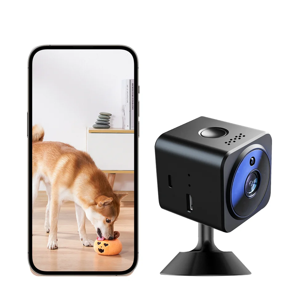 WiFi smart home high-definition network voice intercom night vision security monitoring camera with 2D noise cancelling speaker