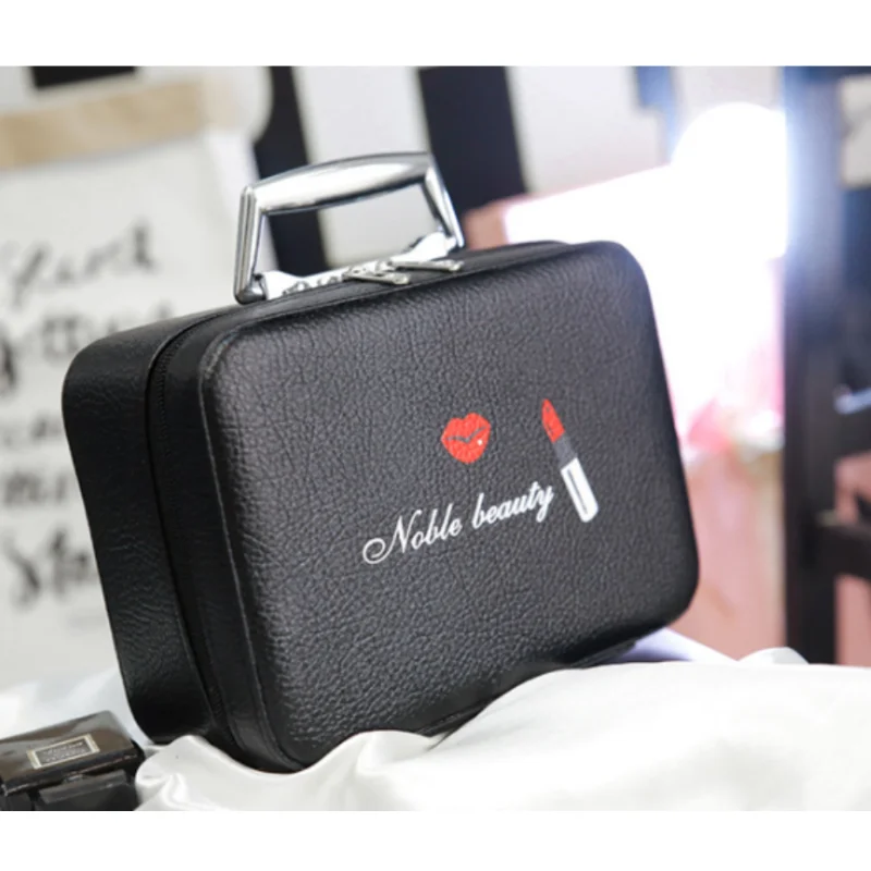 

Косметичка, чехол для макияжа, дорожный Портативный Ручной Чехол для макияжа, Полиуретановая Дамская косметичка для макияжа губ