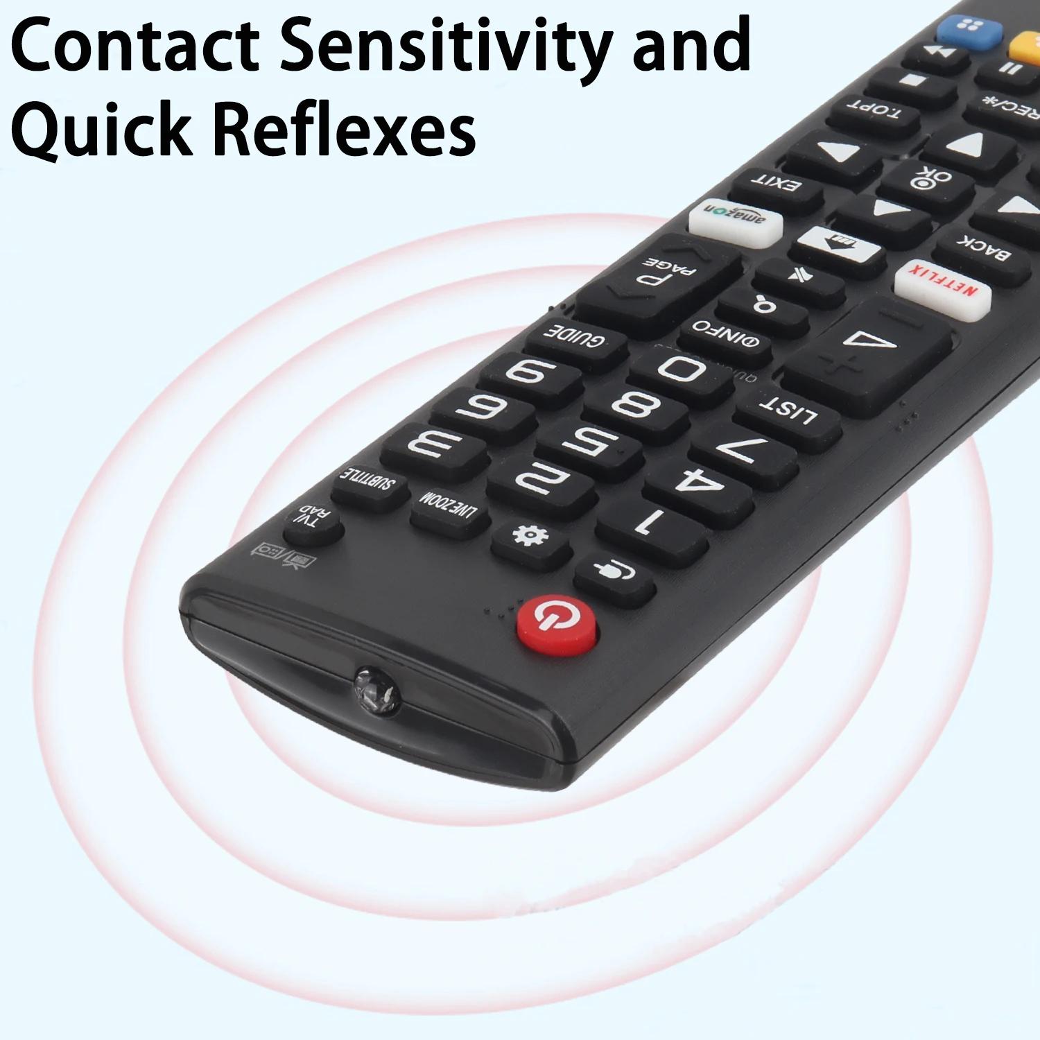 Controle Remoto Compatível com lg Led tv Lcd 32lk61 32lk62 43lk59 Substituição Controlador com Botão Netflix Novo Akb75375608 - Image 6