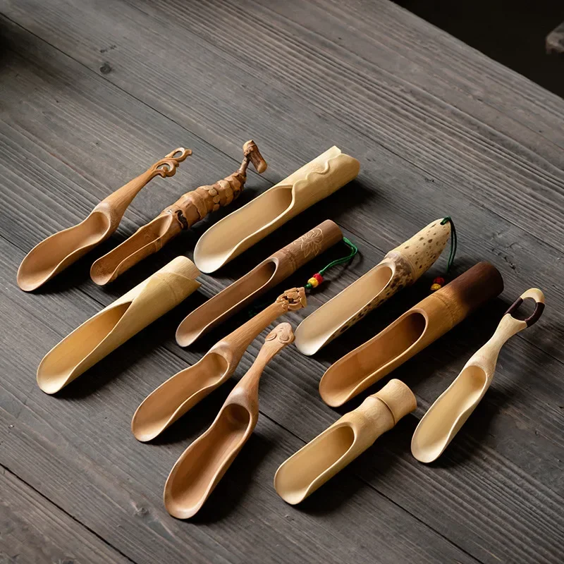 Handmade Bamboo Tea Scoop Traditional Zen Kung Fu Teaware Accessories ...