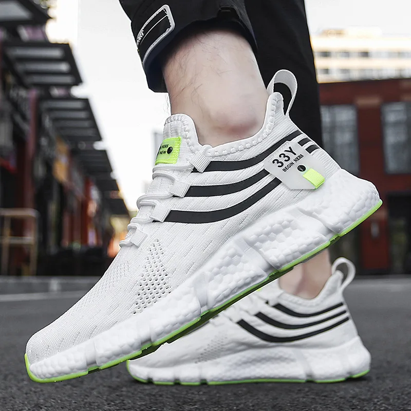 

Summer Autumn Men Sneakers Shoes Casual Fashion Comfortable Lace Up Breathable Running Men Shoes
