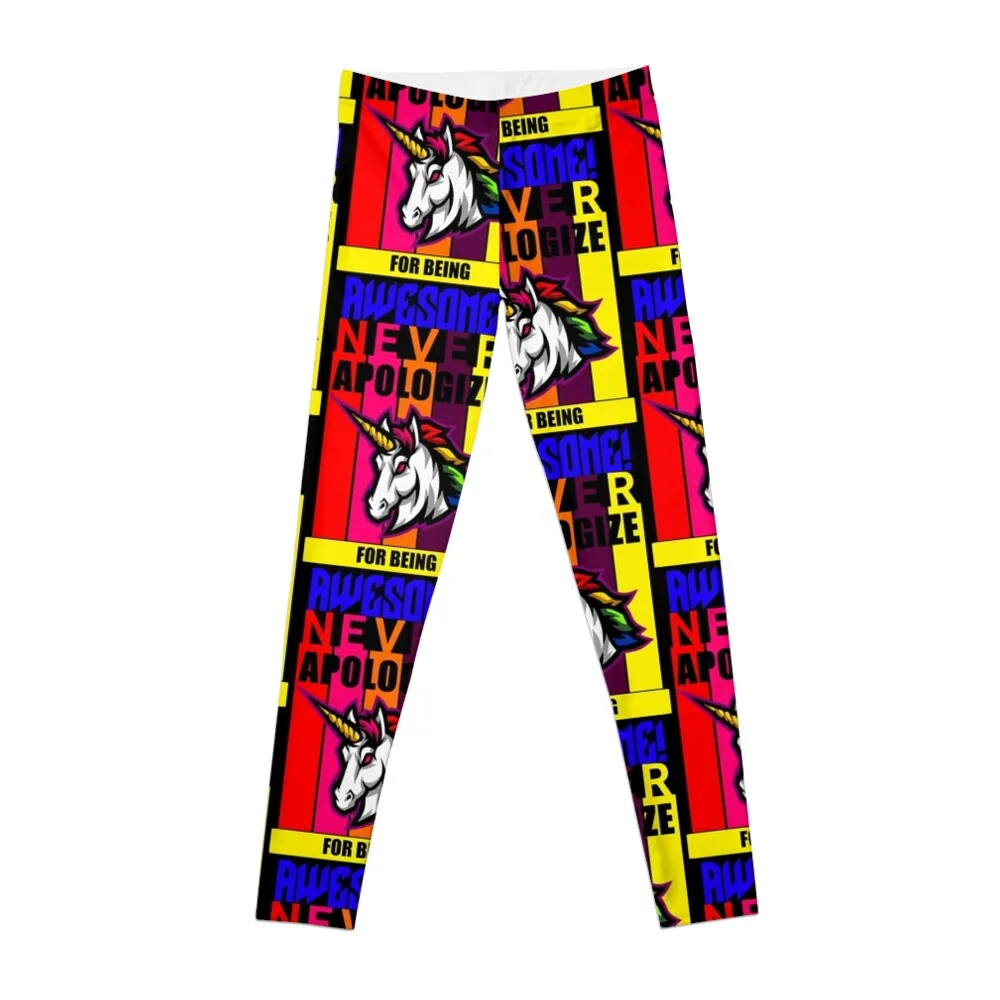 

Never apologize for being awesome Leggings Women's sports pants sport set Women