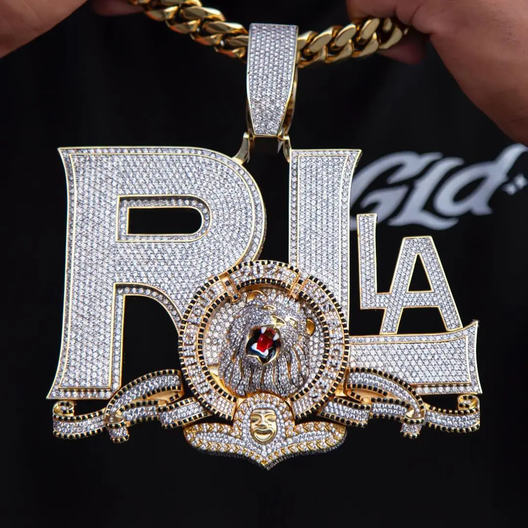 

Customize Name Necklace Personality Nameplate Pendent Stainless Steel Chain Men's Hip Hop Jewelry