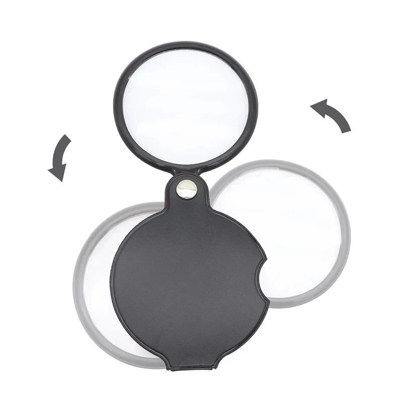 Jewelry Loop Magnifier Pocket Folding Magnifying Glass Jewelers Eye Loupe  30x - Magnifiers - AliExpress