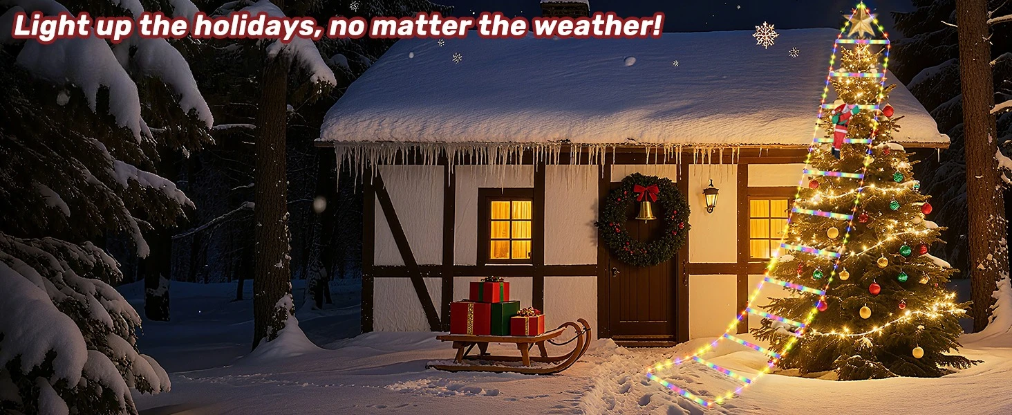 1/3M Santa Claus Climbing Ladder String Lights USB 8 Modes LED Lamp Christmas Decoration for Garden Cristmas Tree New Year Gift