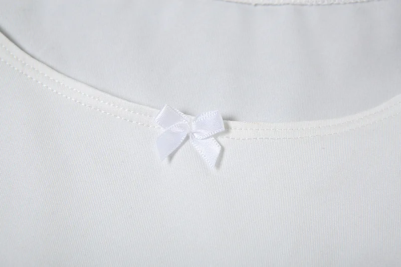 Fantoye Otoño Nuevo Vestido de Encaje con Cuello Redondo para Mujer, Blanco, de Manga Larga y Cintura Alta, Vestido Ajustado Elegante para Fiesta y Club.