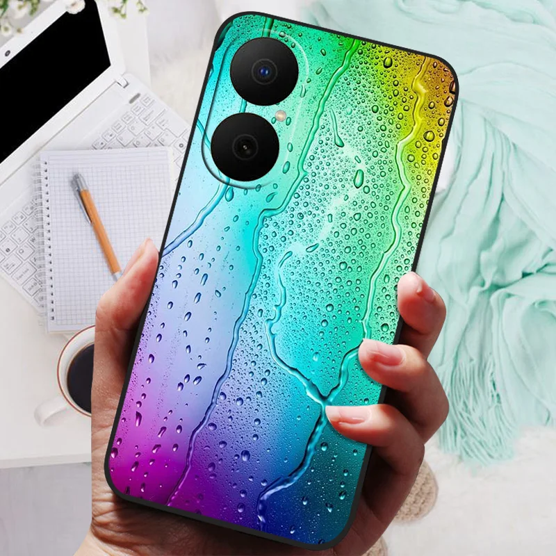 Silicon Back Cover Phone Case with Soft Bumper - Durable and Stylish Coque