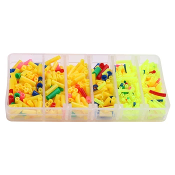 1 Set Floats Sleeves Stops for Carp Hair Rig Float Sleeves for Stick Floats Pole Floats Terminal Colorful Assortment Tackle Tool