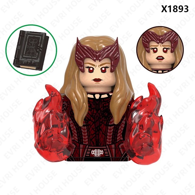Superhero Strange Multiverse Action Figures Scarlet Witch Mordo Wong Mini Bricks Disney Building Blocks Toys for Children X1893