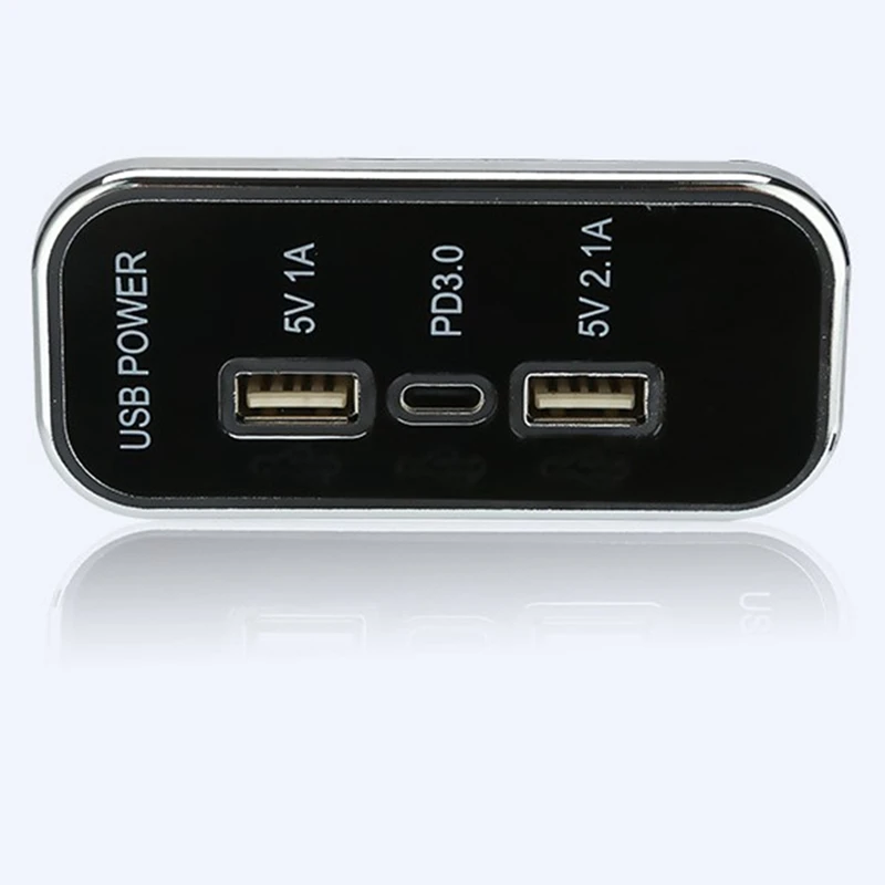 PD 듀얼 USB 차량용 충전기 소켓, USB 충전 스플리터 콘센트 전원 어댑터, 오토바이 ATV 보트 자동차 RV용, 12V, 24V, 2.1A