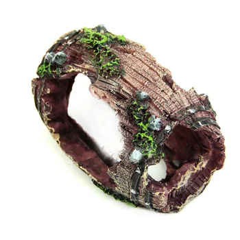 Reptiles Habitat Turtle Hiding Cave Fish Tank Aquarium Decoration