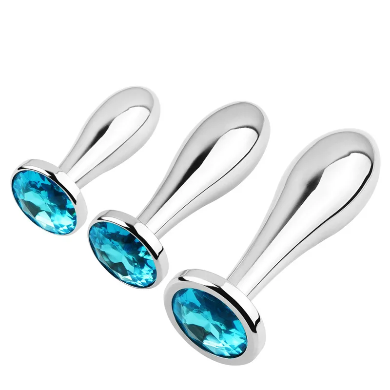 

3 Pcs/set Metal Anal Plug Prostate Stimulation Aluminum Alloy Butt Plug SM Fetish Men Women Flirting Gay Sex Toys Adult Products