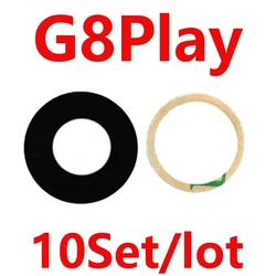 EmmaHelp 10-Pack Replacement Rear Camera Glass Lens with Adhesive for Motorola Moto G8 Series (G8 Play circular)