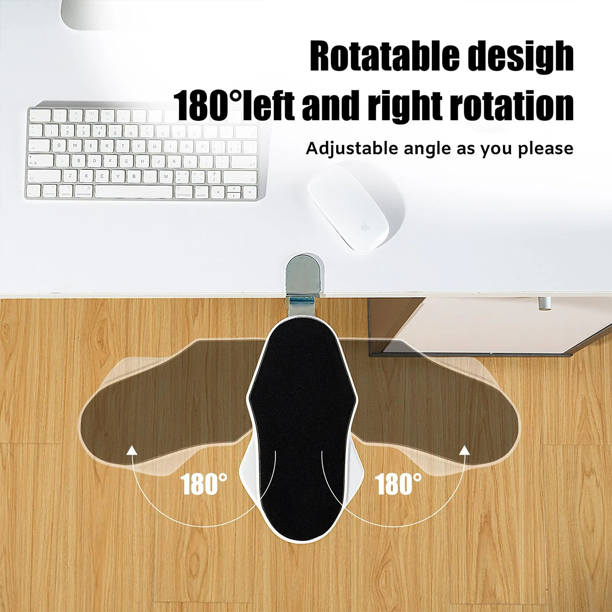 Computer Arm Support Bracket 1 PC Computer Arm Support Bracket Suitable for Office Desk Rotate Wrist Support Bracket Extension Tray for Home Use