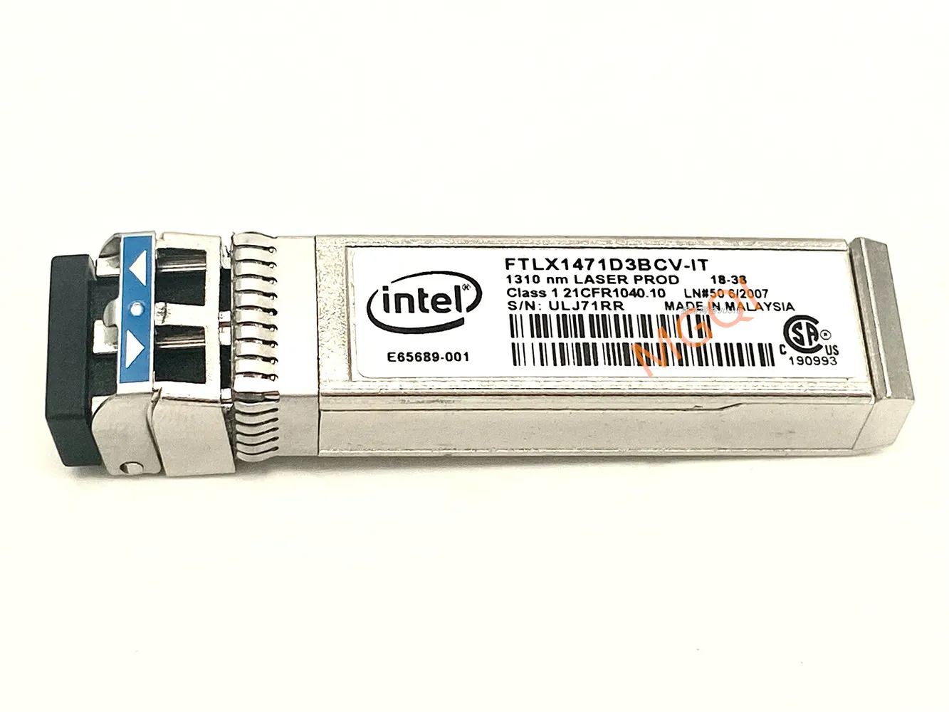 Int-el 10Gb Sfp Single Mode/FTLX1471D3BCV-IT/E65689-001/E10GSFPLR/10G 10KM 1310nm/General Purpose Fiber Optical Network Module fiber adapter 10g sfp in tel ftlx1471d3bcv it e65689 001 e10gsfplr 10km 1310nm network adapter general purpose module sfp 10gb