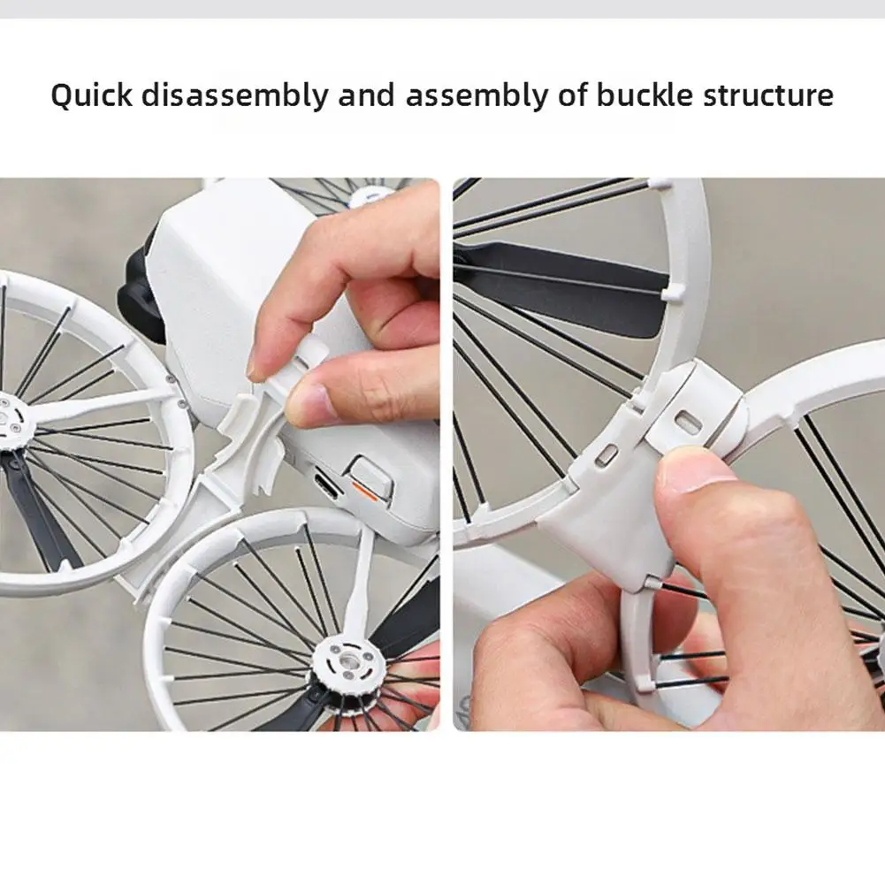 DJI 플립 쇼크 업소버 고정 버클, 드론 흔들림 방지 및 충돌 방지 업소버 빠른 분해 액세서리 1세트