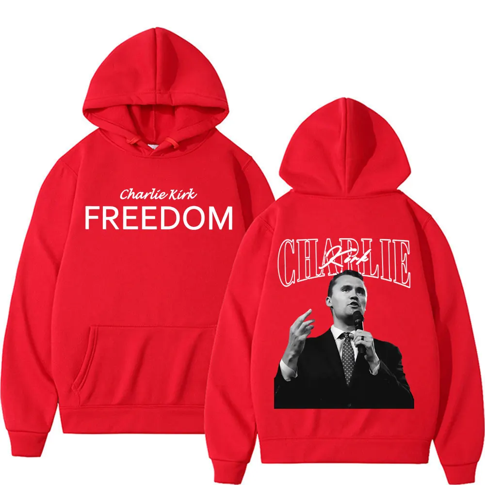 FREEDOM Hoodie - Charlie Kirk - Furlong Design Studio FREEDOM Hoodie - Charlie Kirk - Furlong Design Studio