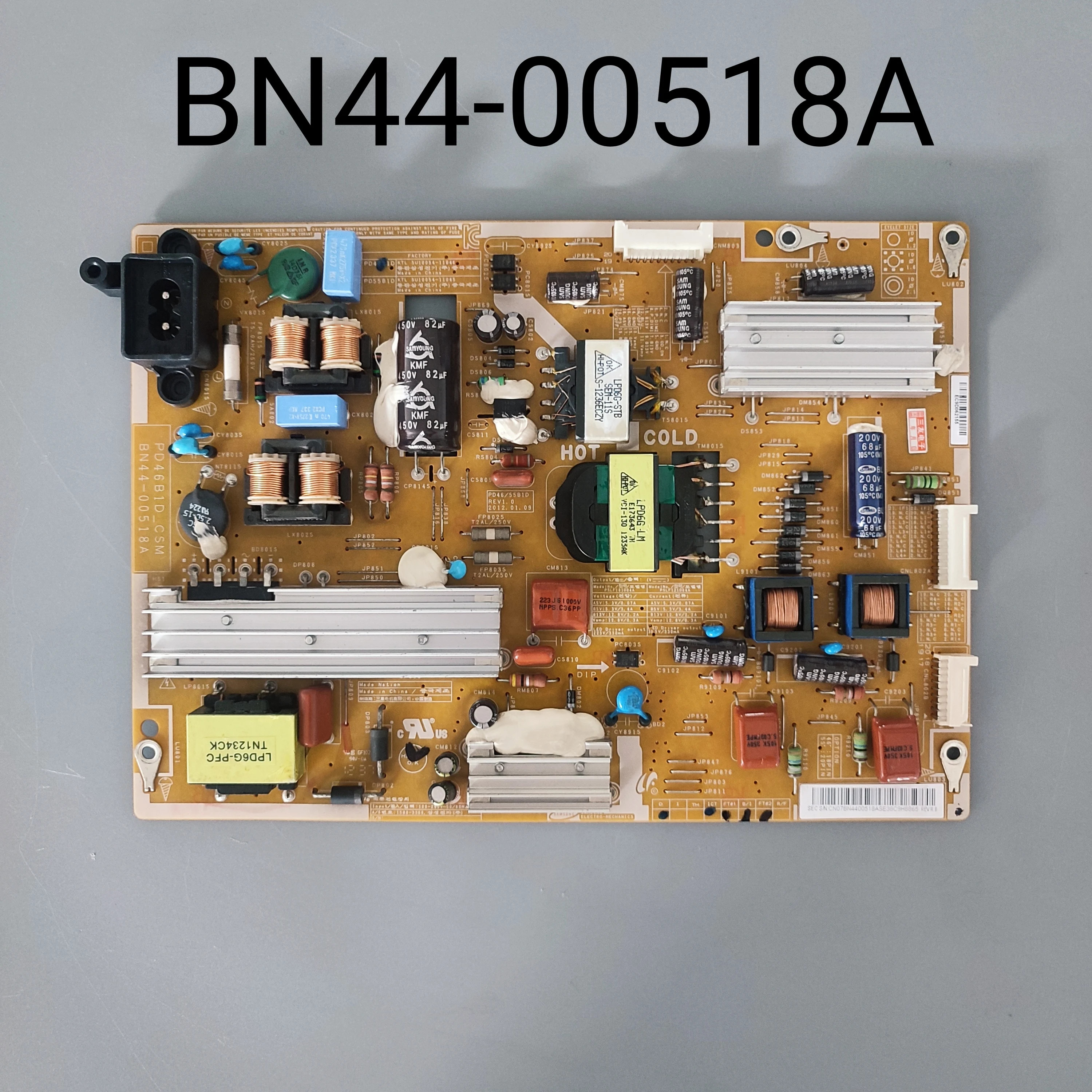 

Good Working for samsung UA40/46/55ES6100J BN44-00518A BN44-00518E = BN44-00519A BN44-00519E power board good board