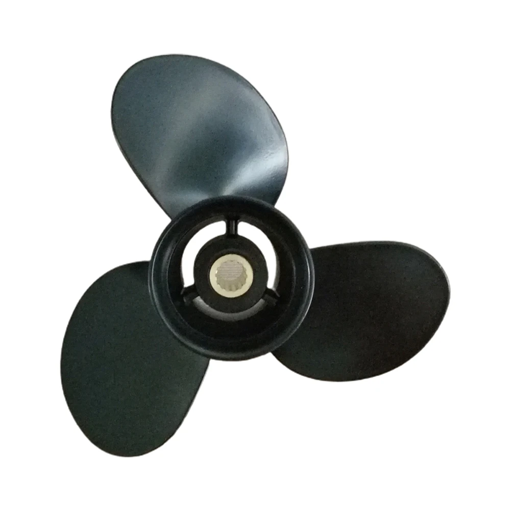 Aluminum Alloy Outboard Propeller 3 Blade Boat Propeller 9 1/4x9 9.9HP 15HP 18HP For Mercury 9.9-20HP Tohatsu Engine Accessories