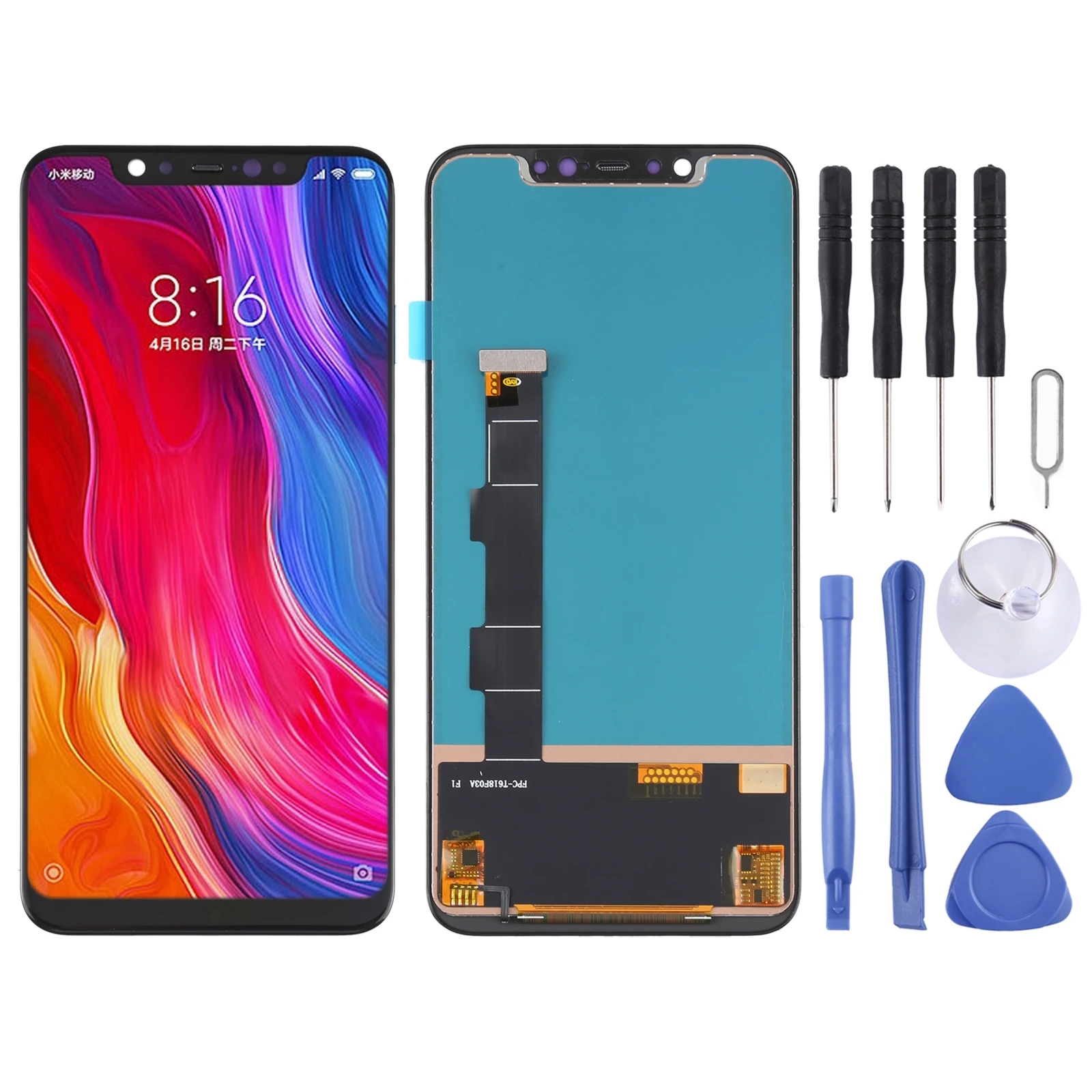 Schermo Lcd Tft Per Xiaomi Mi 8 / Xiaomi Mi 9 / Xiaomi Mi Cc9E/Mi A3 Con Digitalizzatore Assemblaggio Completo