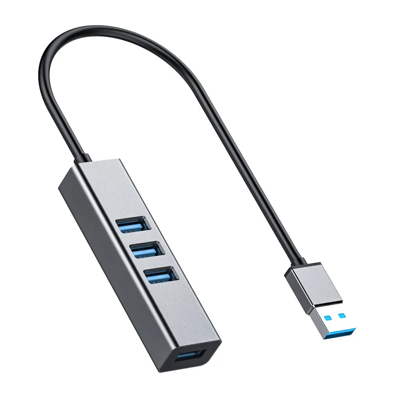 

USB3.0 to four-port USB3.0HUB splitter high-speed transmission drive free one drag four USB docking