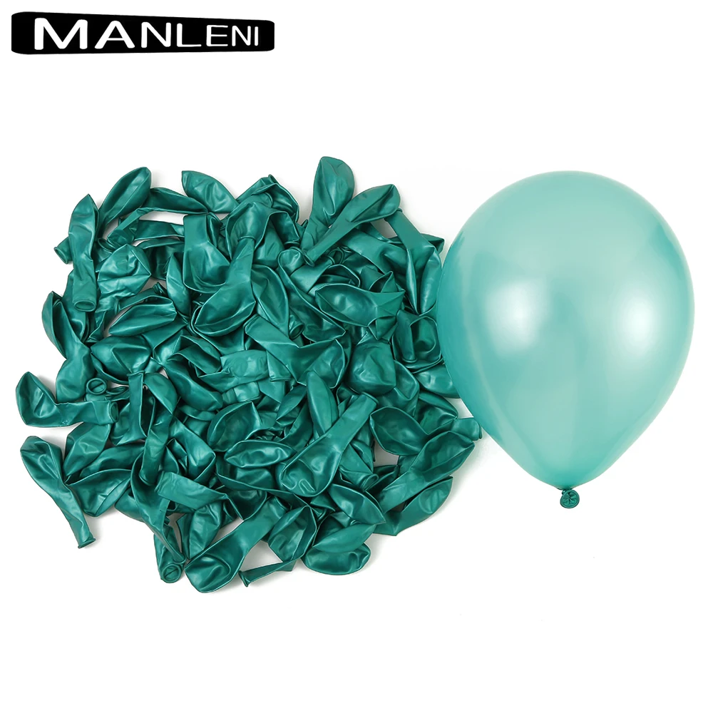 100pcs 10 Inch Thickening Pearlized Ballons Mixed Color Latex Ballon  Wedding Party Supplies