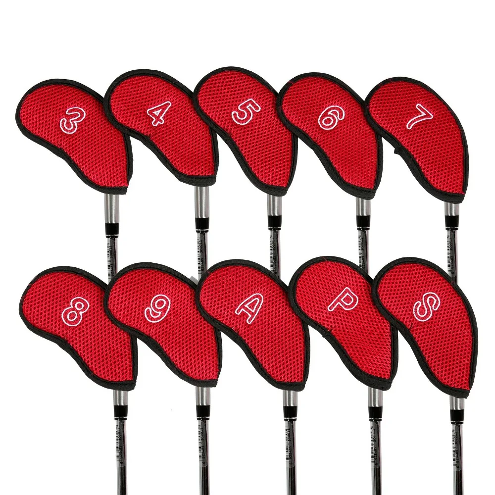 

Protector Training Equipment Golf Iron Covers Set Spider Head Cover Protector Case Golf Iron Headcover Mesh Golf Headcovers