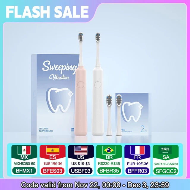 DOCO Electric Toothbrush sonic vibration brush 3-gear Mode USB Charging IPX7 Waterproof Personal care appliances 1
