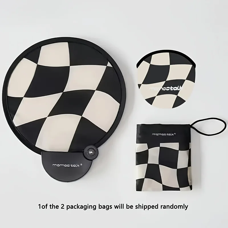 Compact Folding Handheld Fan with Storage Pouch – Ideal for Summer, Travel, Beach & Parties