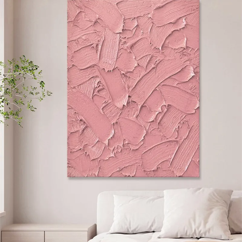 

Oil Painting Hand-Painted Abstract Solid Color Decorative Modern Minimalist Living Room Wall