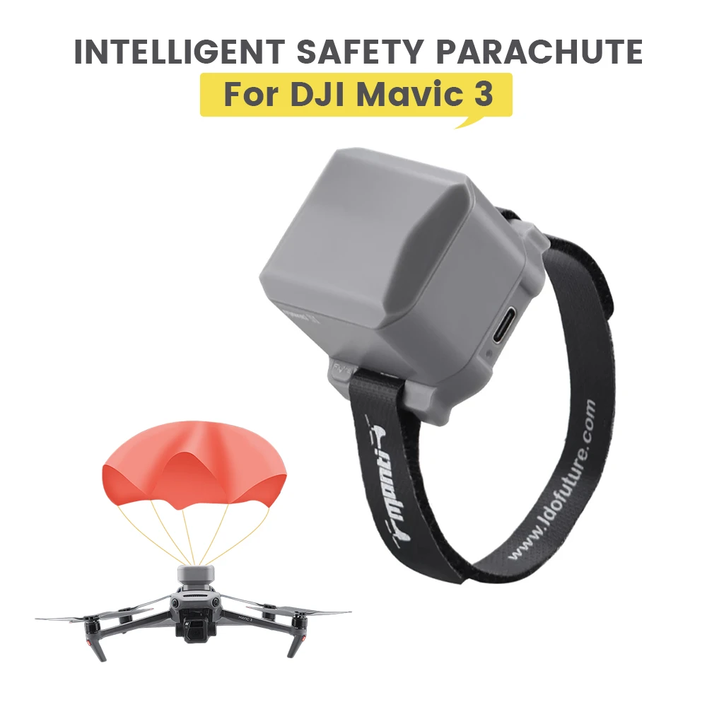 Universal Flight Manti 3/Plus Reusable Parachute for DJI Mavic 3/2/Air