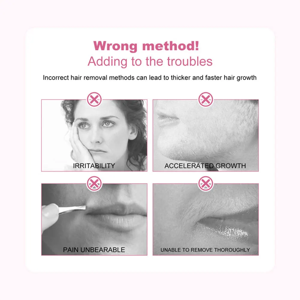 Hair Removal Cream Chest Leg Arm Intimate Areas Epilator Cream Painless Health Hair Remover Growth Inhibitor Men Woman Body Care