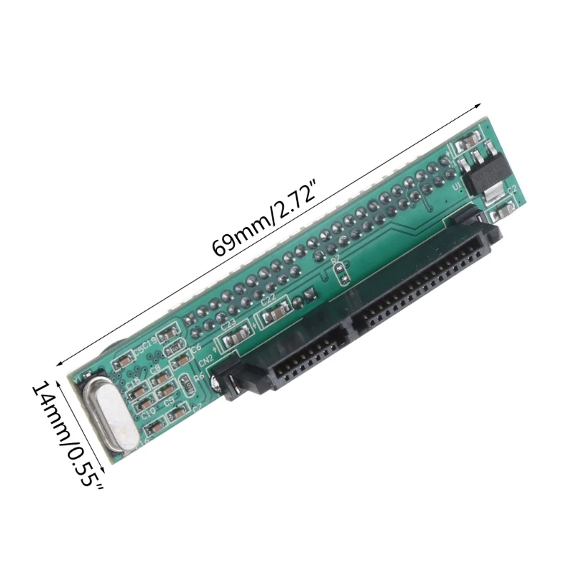 암-44핀 2.5인치 IDE 수 HDD SSD 어댑터 변환기 7+15P 22핀