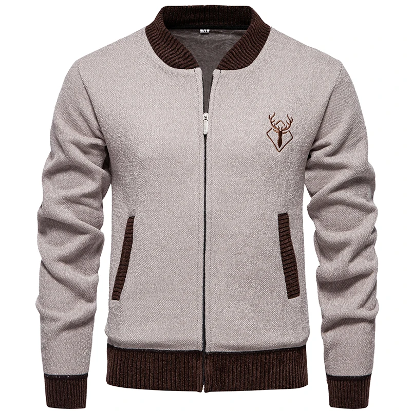 Knitted Jacket for Men | Hip-Length main image 1