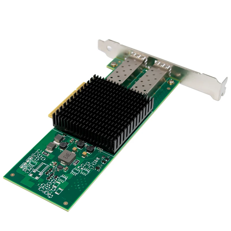 BCM57414 듀얼 포트 25G SFP28 PCIe 광섬유 네트워크 카드 산업용 등급 25000Mbps 서버 NIC (워크스테이션 및 데이터 센터용)