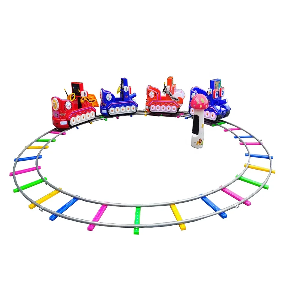Divertimento Nuovo Treno Elettrico Per Bambini Con Schermo Mp5 Kiddie Rides Train Per Game Center