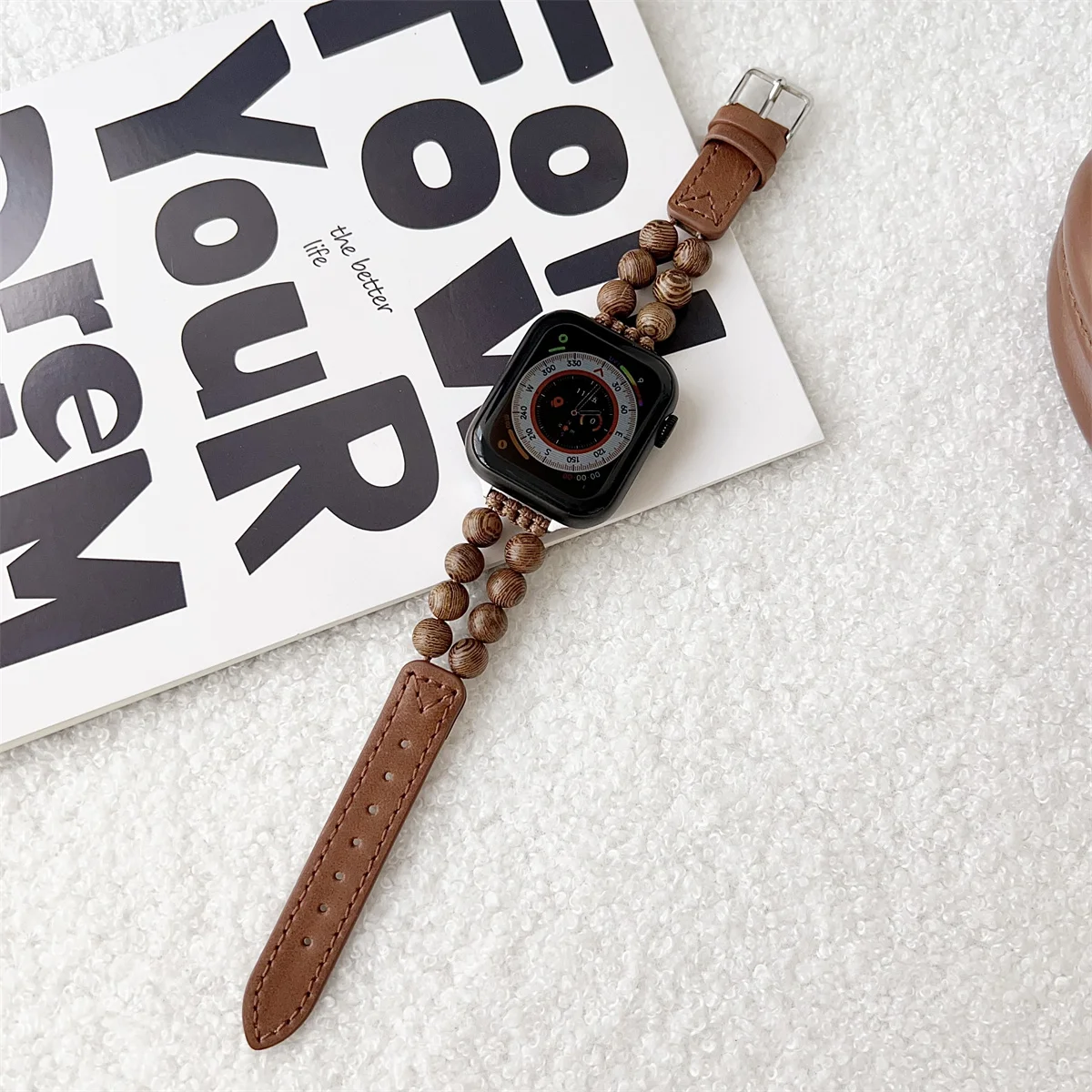 Smartwatch Band For Apple Watch Leather Strap Elegant Design_voghion.com